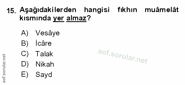 Soru 15