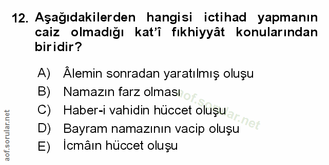 Soru 12