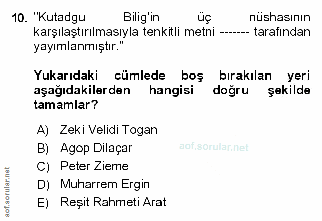 Soru 10
