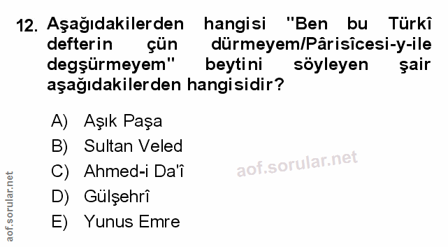 Soru 12