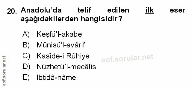 Soru 20