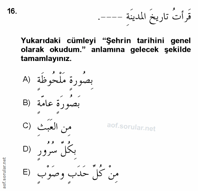 Soru 16