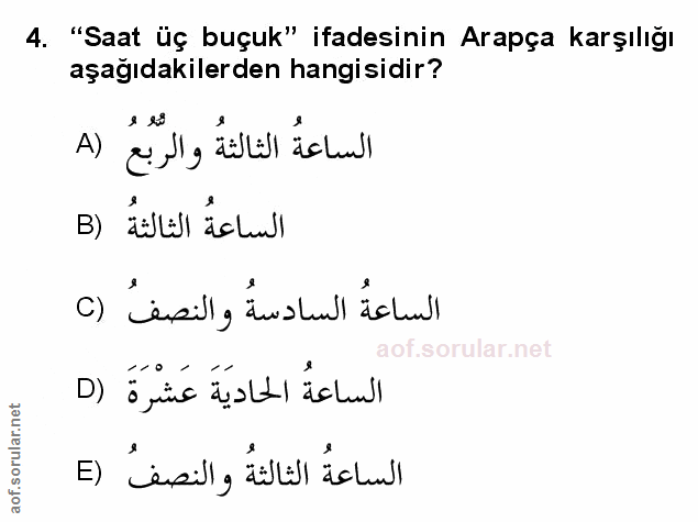 Soru 4