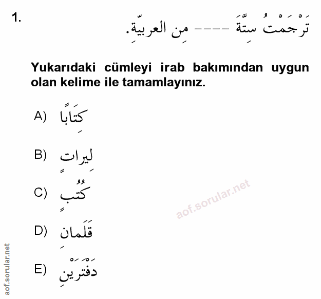 Soru 1