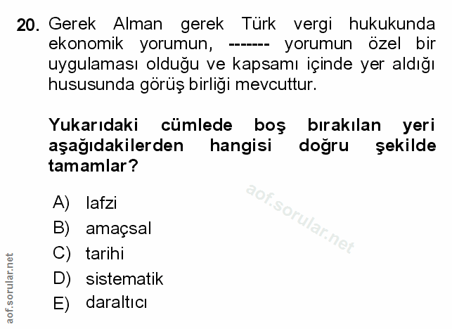 Soru 20