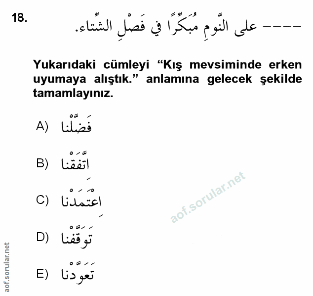 Soru 18