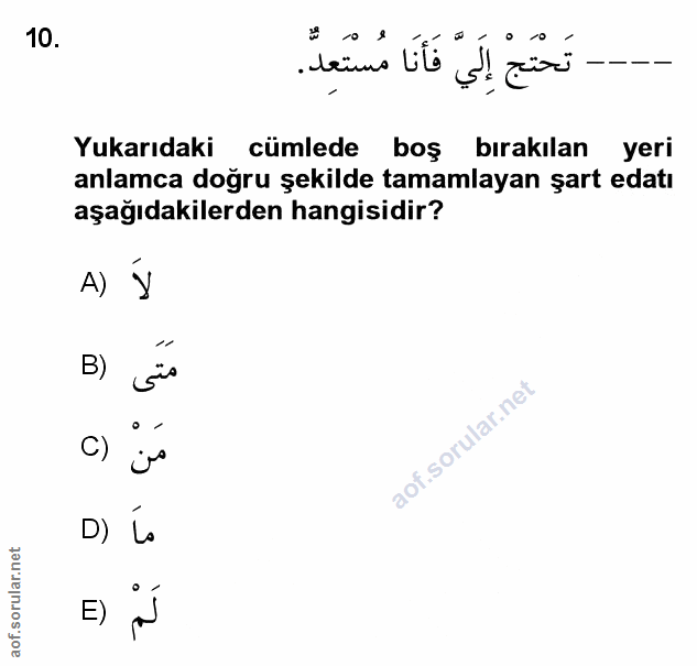 Soru 10