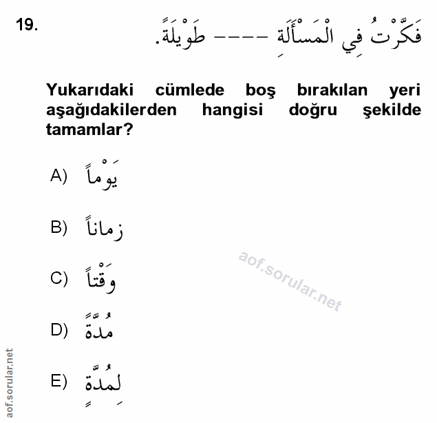 Soru 19