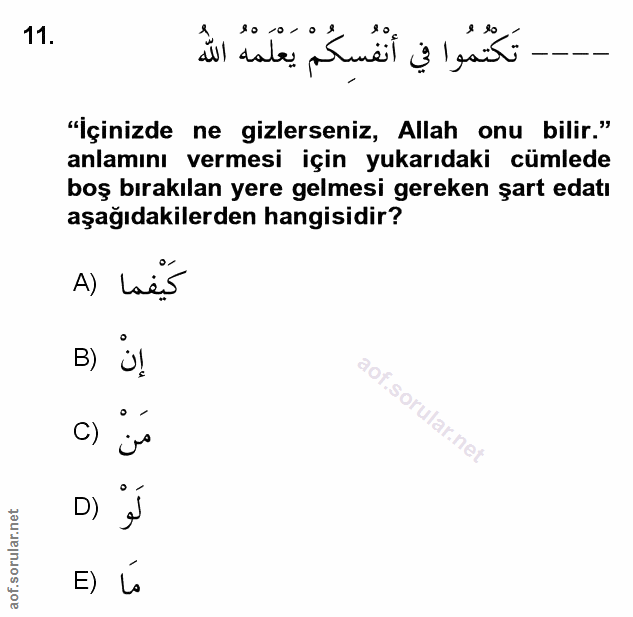 Soru 11