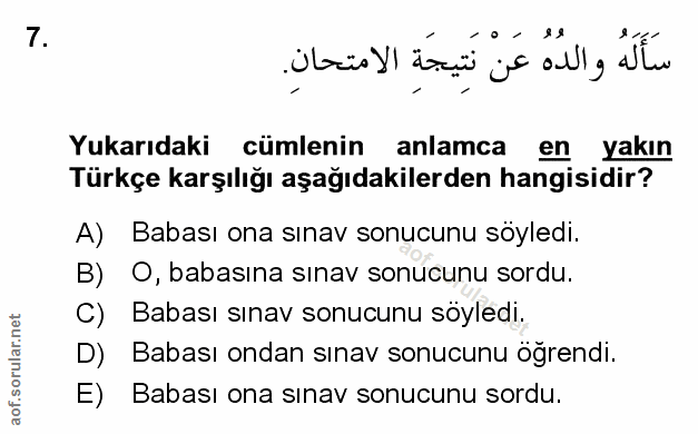 Soru 7