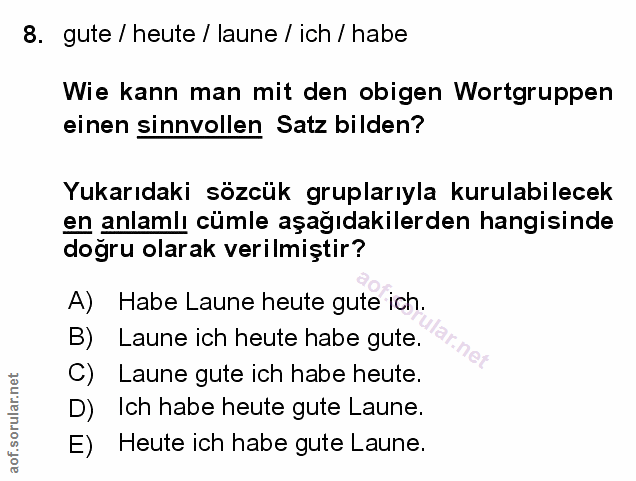 Soru 8