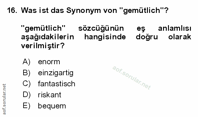 Soru 16