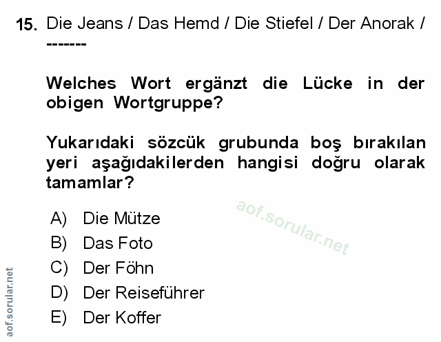 Soru 15
