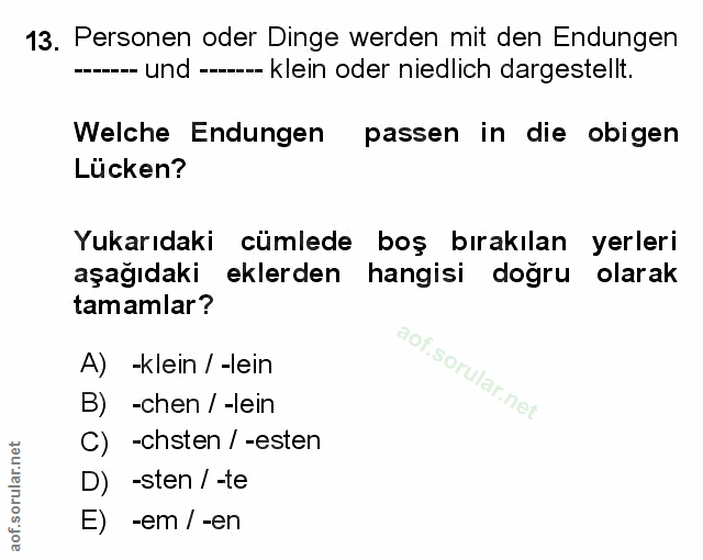 Soru 13