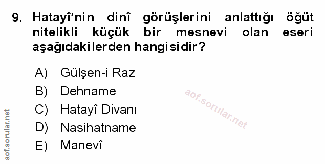 Soru 9