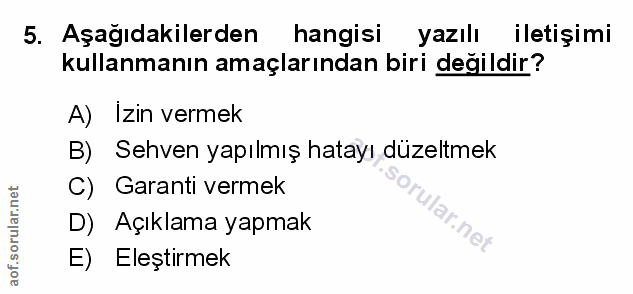 Soru 5