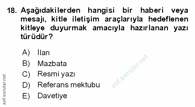 Soru 18