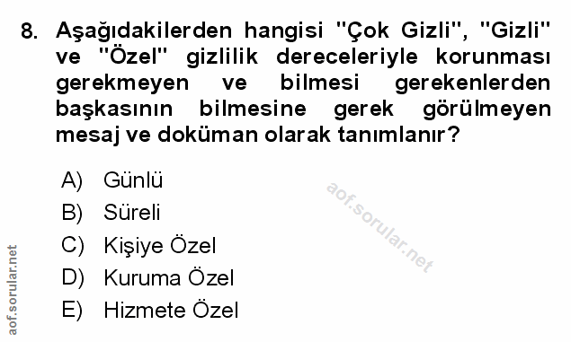 Soru 8