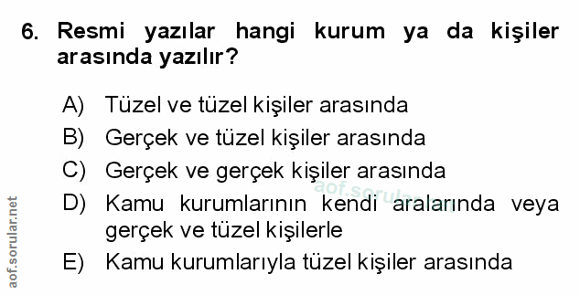 Soru 6