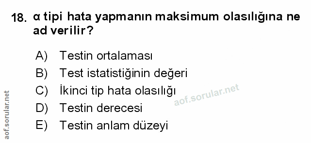 Soru 18