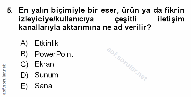 Soru 5