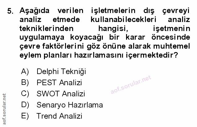 Soru 5