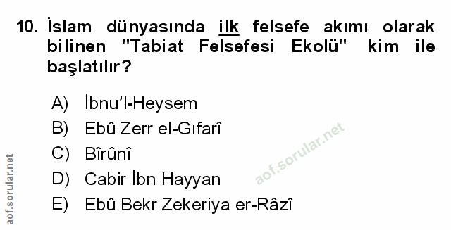 Soru 10