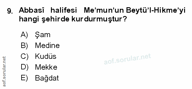 Soru 9