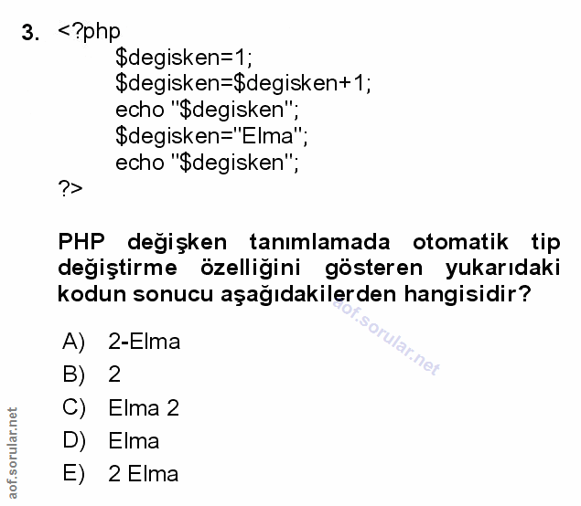 Soru 3