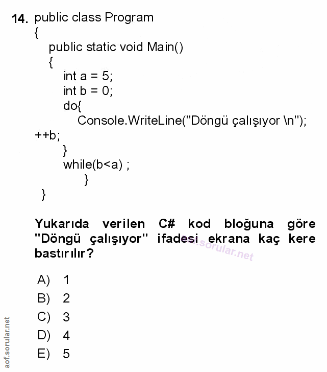 Soru 14