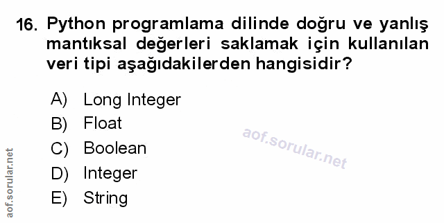 Soru 16