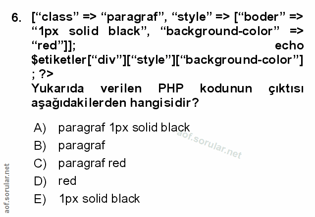 Soru 6