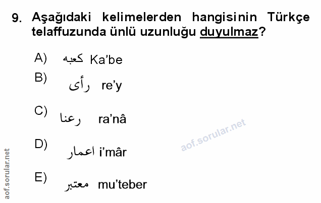 Soru 9