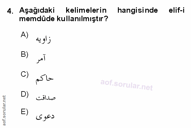 Soru 4