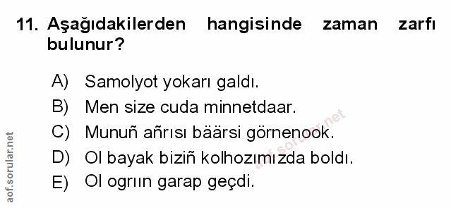 Soru 11