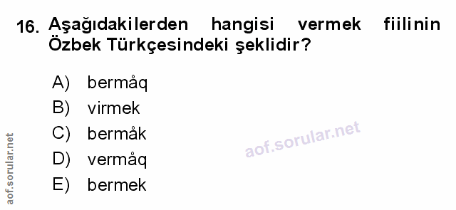 Soru 16