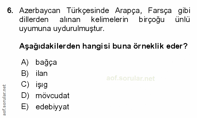 Soru 6