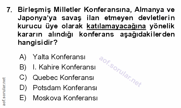 Soru 7