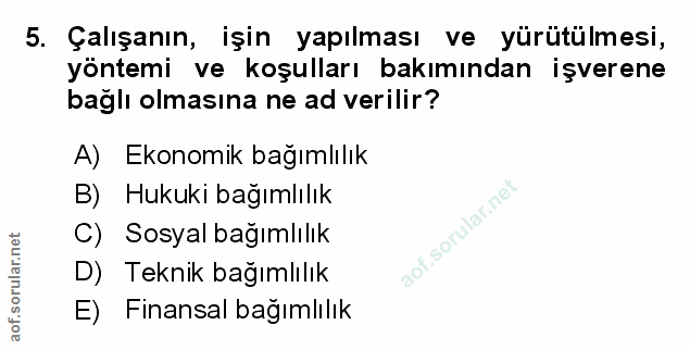 Soru 5