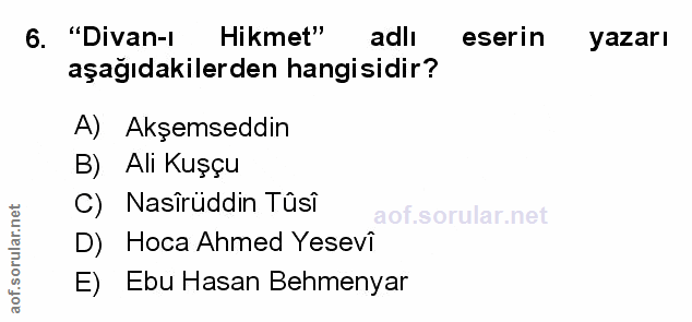 Soru 6