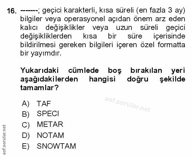 Soru 16