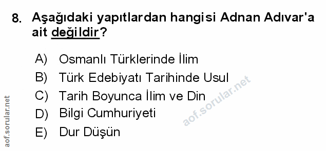 Soru 8