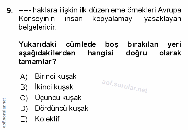 Soru 9