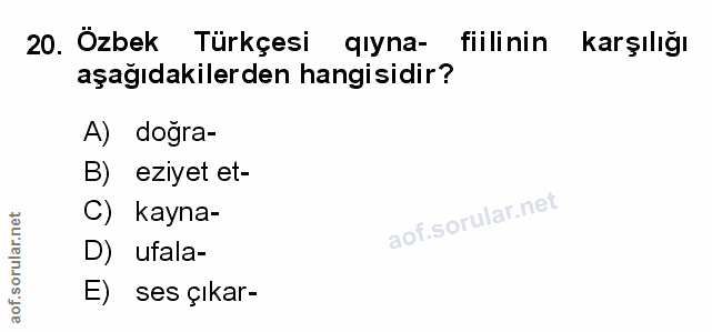 Soru 20