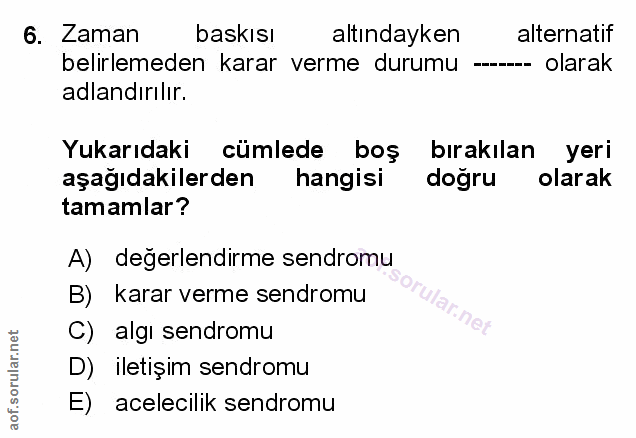 Soru 6