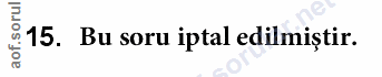 Soru 15