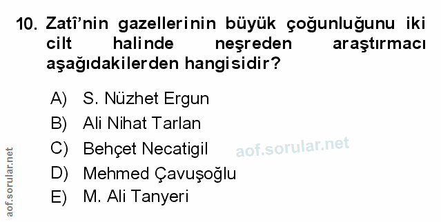 Soru 10