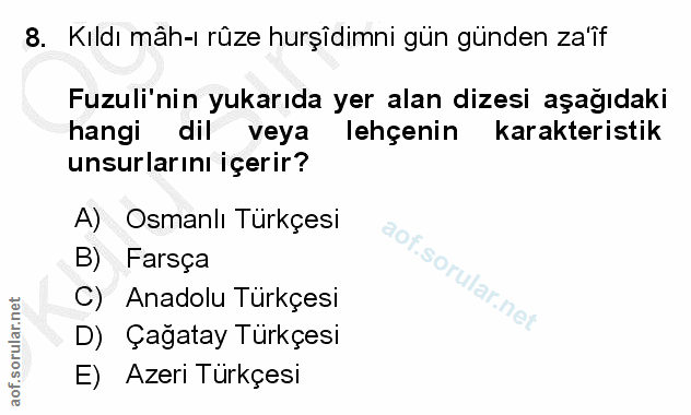 Soru 8