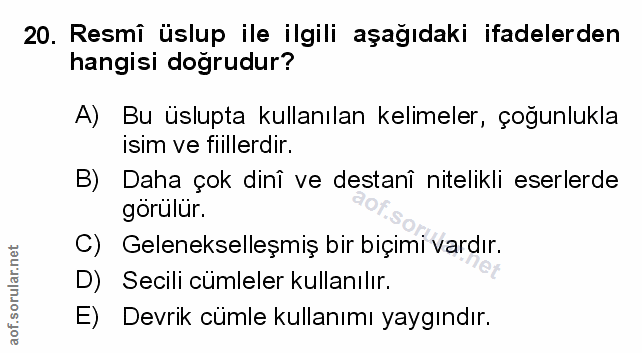 Soru 20