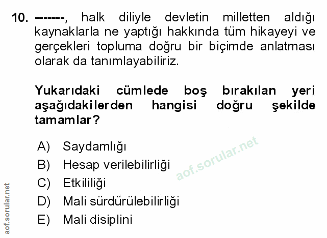 Soru 10